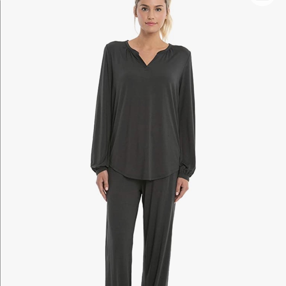 COPY - Barefoot Dreams Luxe Milk Jersey Namaste LoungeSet